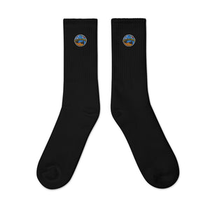 OG Globe Embroidered socks